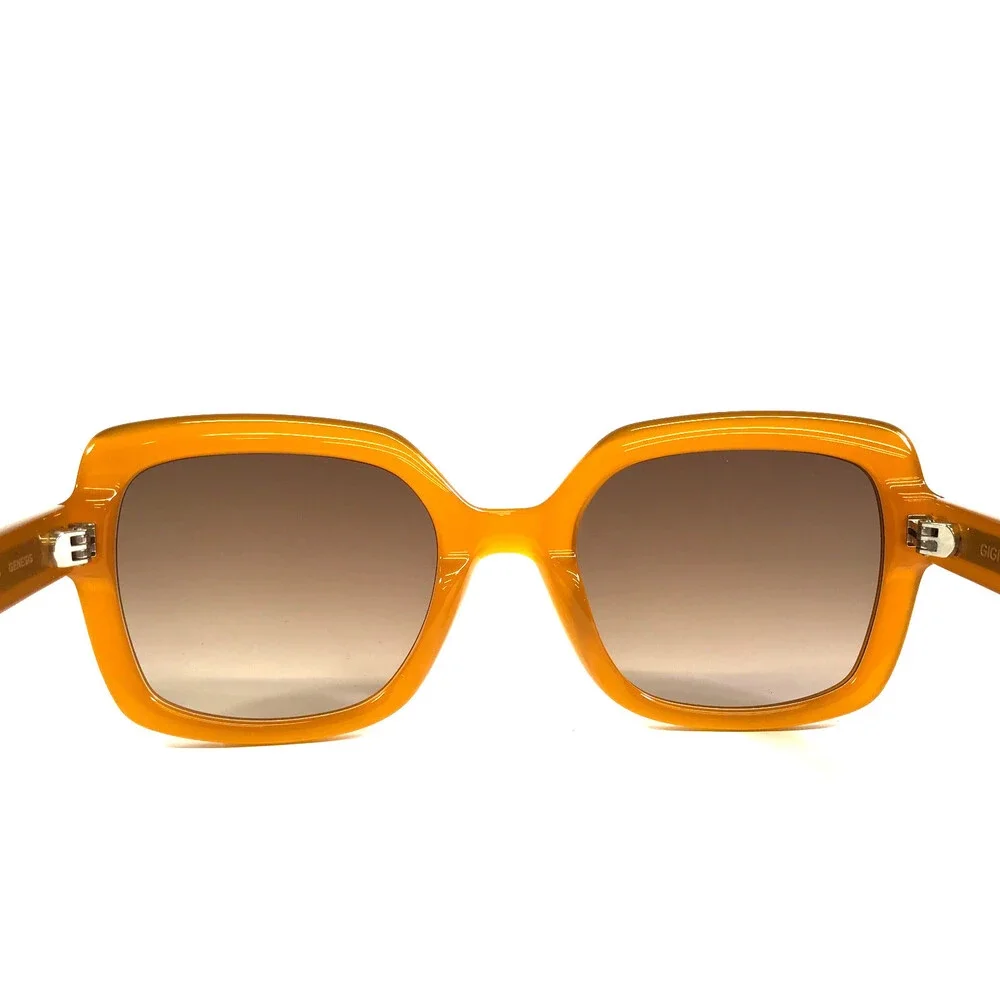 Gigi Studios Sunglasses GENESIS 6934/5 Amber Honey Frames Brown Gradient Lenses